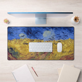 Feld mit Krähen | Van Gogh | Schreibtischunterlage