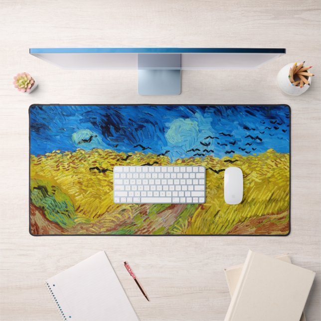Feld mit Kronen, Van Gogh Schreibtischunterlage (Büro 1)