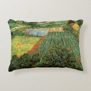 Feld mit Mohn von Vincent van Gogh Dekokissen