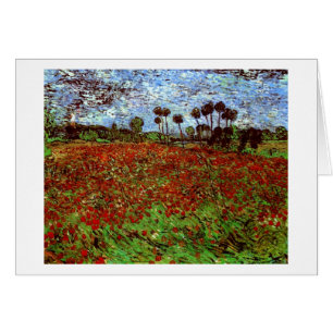 Feld mit Poppies Van Gogh Fine Art