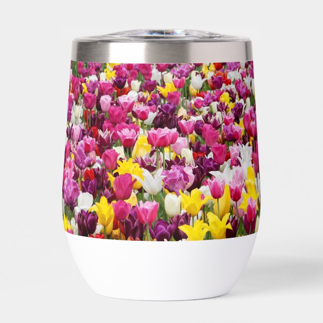 Feld mit Tulpen (Vorderseite)