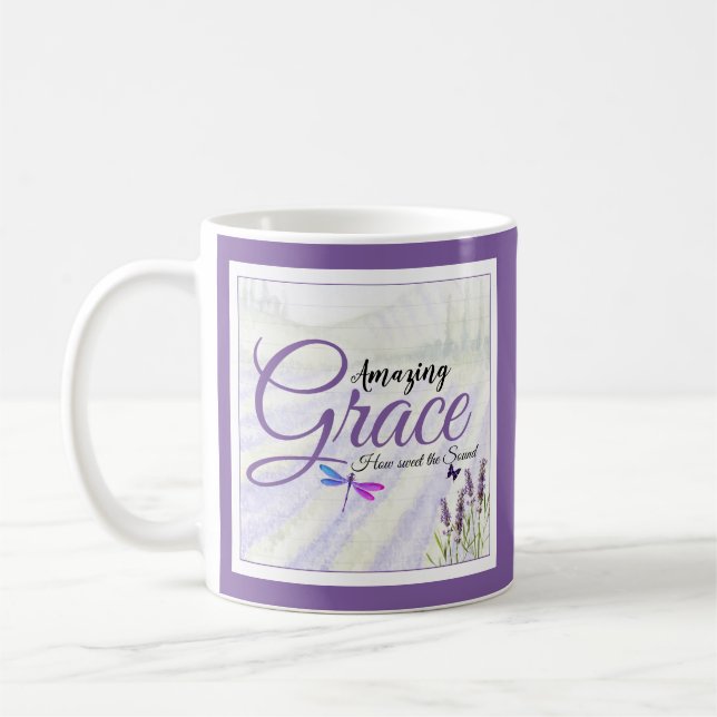 Feld "phantastische Gnade" Kaffeetasse (Links)