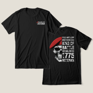 Feldartillerie-Bruderschaft Veteranenschädel Tri-Blend Shirt