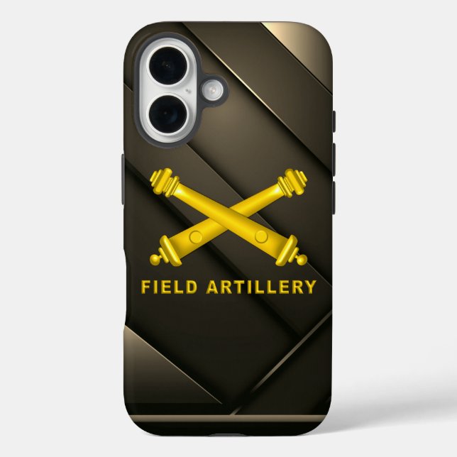 Feldartillerie iPhone 16 Hülle (Rückseite)