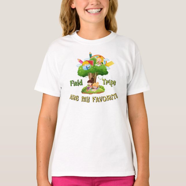 Feldausflüge sind meine Lieblingsbeschäftigung T-Shirt (Vorderseite)