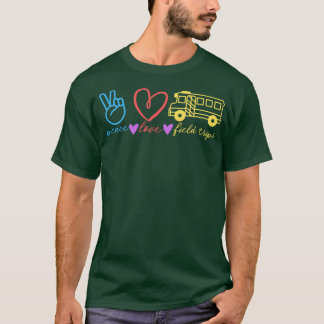 Feldausflüge zur Liebe des Friedens T-Shirt