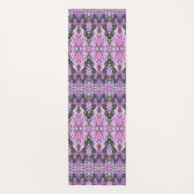 FeldBlume Ikat 6 Yogamatte (Vorderseite)