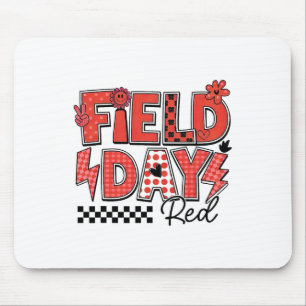 Feldday-Rot-Team-Farbe Ausflug-Team-Spiel-Wettbewe Mousepad