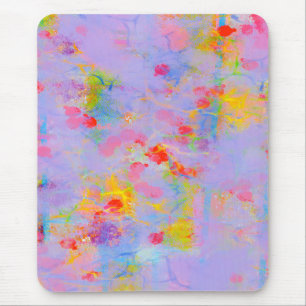 Felddesign für abstrakte Wildblumen Mousepad