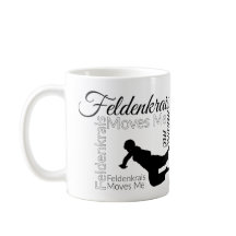 Feldenkrais bewegt mich Tasse schwarzes | u. Weiß