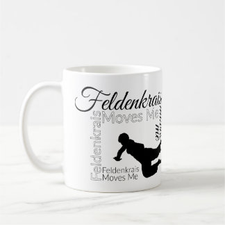 Feldenkrais bewegt mich Tasse schwarzes | u. Weiß