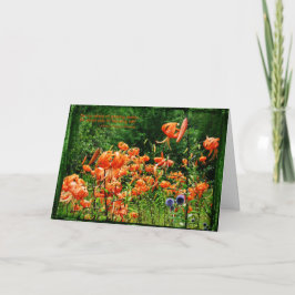 Felder der Lilien Karte