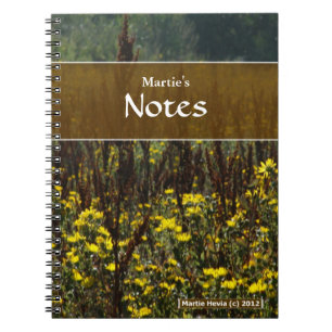 Felder des Van-Gogh-Notebooks Notizblock
