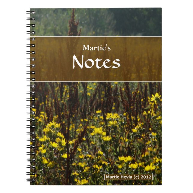 Felder des Van-Gogh-Notebooks Notizblock (Vorderseite)