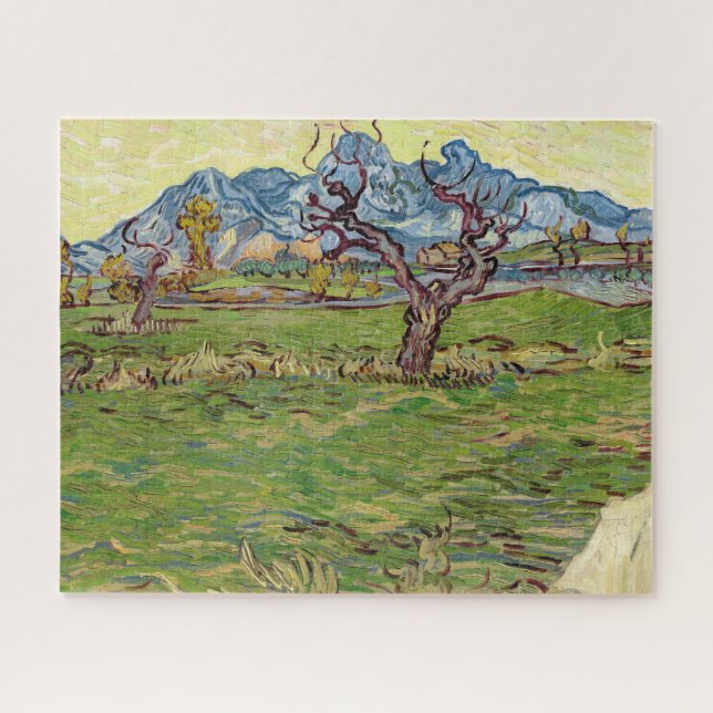 Felder in der Nähe der Alpilles Vincent van Gogh (Horizontal)