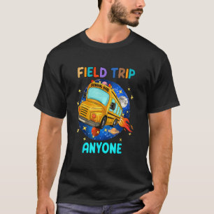 Feldfahrt Jedermann Groovy School Busfahrer gelb T-Shirt