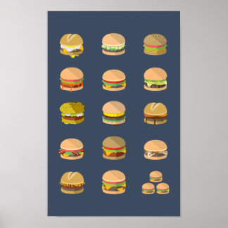 Feldführer zu Burgern - Poster 11" x 17"