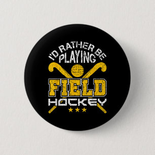 Feldhockey Frauen Button