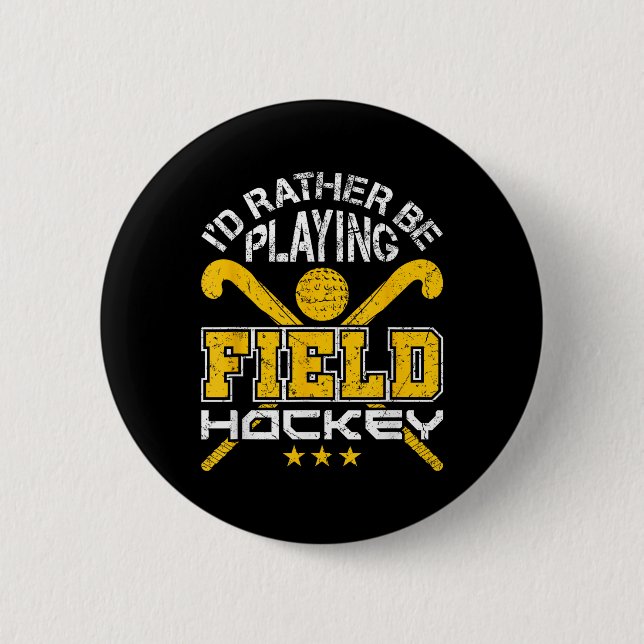Feldhockey Frauen  Button (Vorderseite)