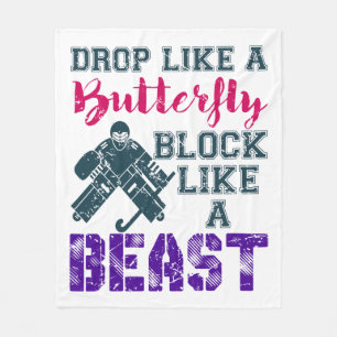 Feldhockey-Goalie-Block wie eine Bestie Fleecedecke