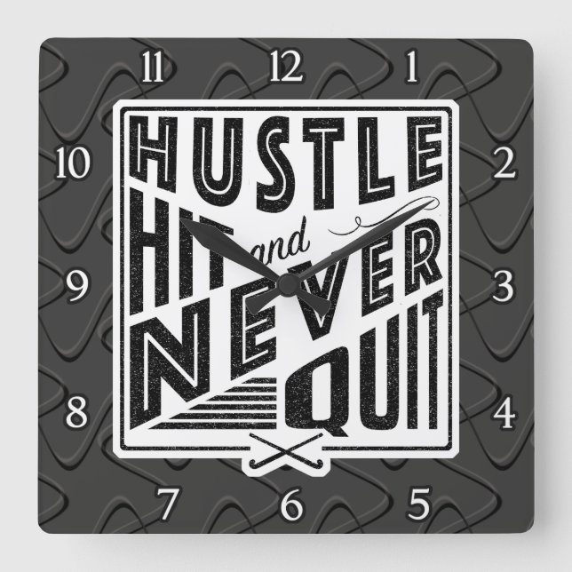 Feldhockey-Hustel, Hit & Nie die Uhr verlassen (Vorderseite)