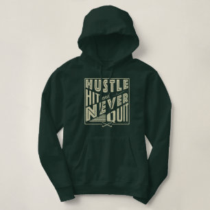 Feldhockey-Hustel, Hit & Niemals aufhören Hoodie