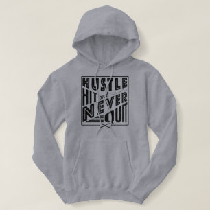 Feldhockey-Hustel, Hit & Niemals aufhören Hoodie
