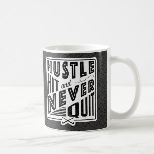 Feldhockey-Hustel, schlagen und nie aufhören Tasse