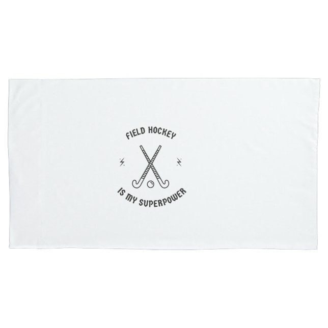 Feldhockey ist meine Supermacht Kissenbezug (Vorderseite)