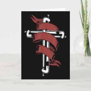 Feldhockey Kreuz Jesus Glaube Christlich Karte