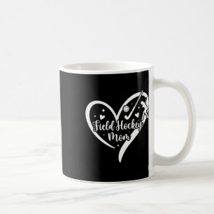 Feldhockey-Mama Herz Mama eines Feldhockey-Spieler Kaffeetasse