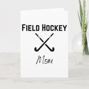 Feldhockey-Mutter-Spirit-Wear-Elternstolz-Spaß-Spo Karte