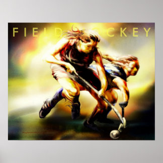 Feldhockey-Poster Poster