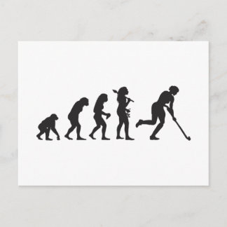 Feldhockey Postkarte