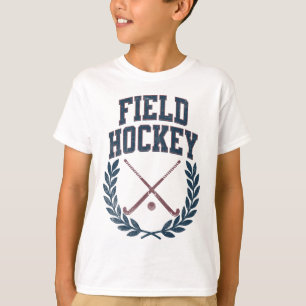 Feldhockey-Schläger Kranz College-Design für Athle T-Shirt