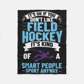 Feldhockey-Schläger-Tor-Hallenspiel-Spielertrainin Fleecedecke