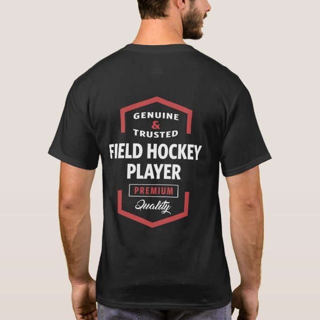 Feldhockey-Spieler | Geschenkideen T-Shirt (Rückseite)