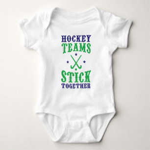 Feldhockey-Teams zusammenhalten Baby Strampler