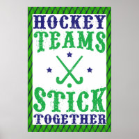 Feldhockey-Teams zusammenhalten Print