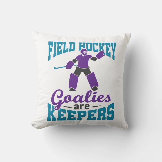 Feldhockey-Tore sind Hüter Kissen (Vorderseite)