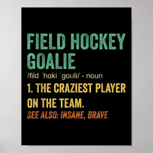 Feldhockey-Torhüter-Definition _2 Poster