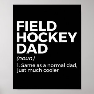 Feldhockey-Vater-Definition Poster