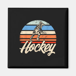 Feldhockey Vintage Retro Hockey Magnet
