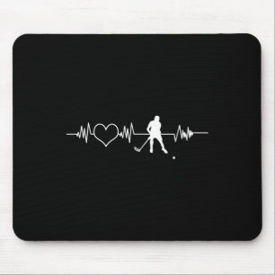 Feldhockeyspieler Herzschlag Torwart Ausputzer T Mousepad