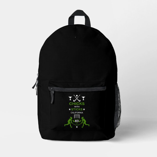 Feldhockeysport Bedruckter Rucksack (Vorderseite)