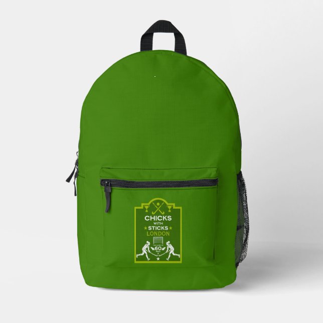 Feldhockeysport Bedruckter Rucksack (Vorderseite)