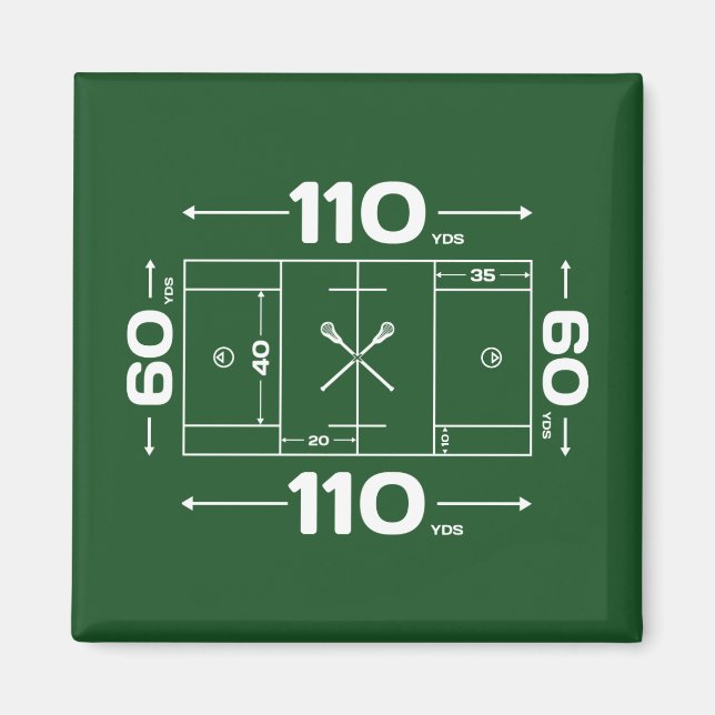Feldmaße Magnet (Vorne)