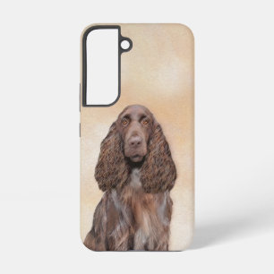 Feldspanelmalerei - Niedliche Original-Hundekunst Samsung Galaxy Hülle