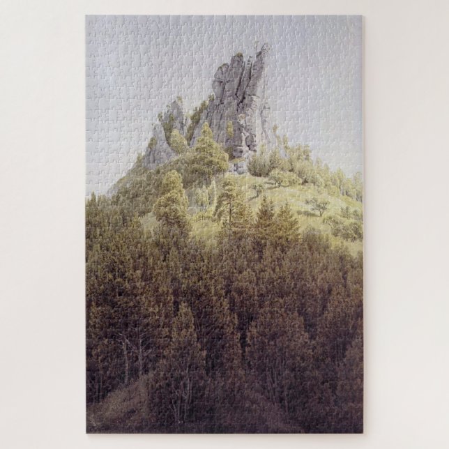Feldstein bei Rathen - Caspar David Friedrich (Vertikal)
