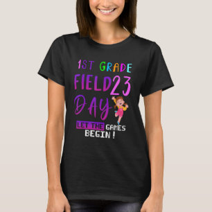 Feldtag der 1. Klasse 2023 Lass Die Spiele beginne T-Shirt